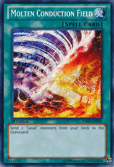 Molten Conduction Field [HA07-EN025] Secret Rare | Card Merchant Takapuna