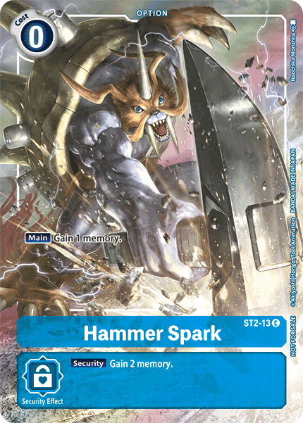 Hammer Spark [ST2-13] (Tamer's Evolution Box) [Starter Deck: Cocytus Blue Promos] | Card Merchant Takapuna