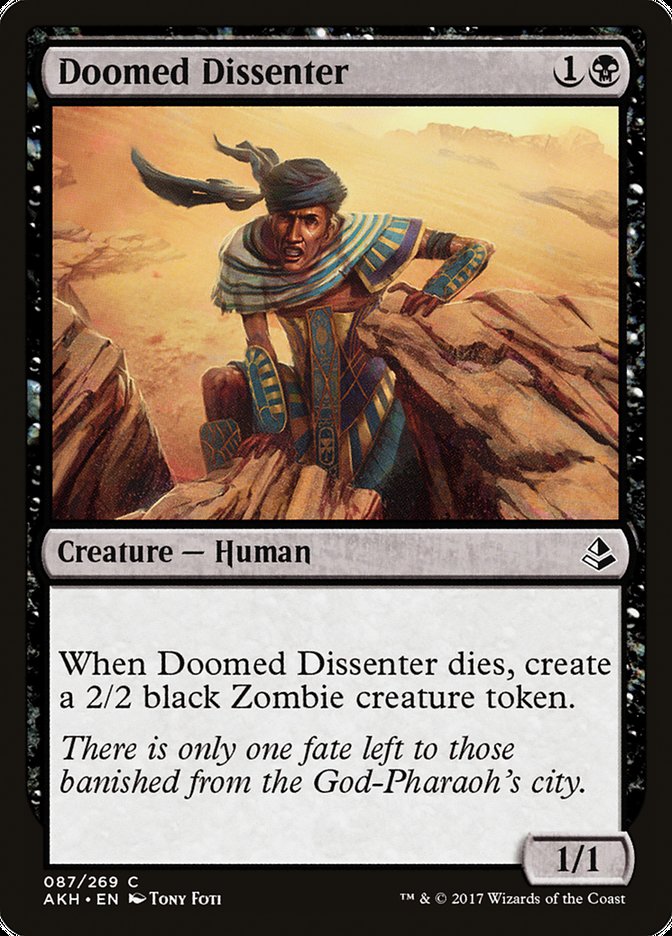 Doomed Dissenter [Amonkhet] | Card Merchant Takapuna