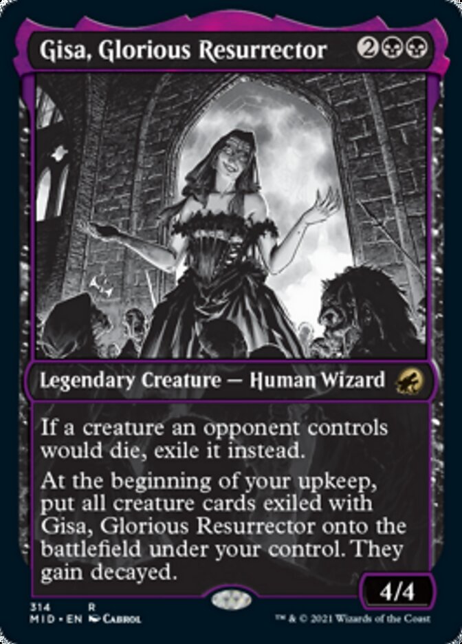 Gisa, Glorious Resurrector (Showcase Eternal Night) [Innistrad: Midnight Hunt] | Card Merchant Takapuna