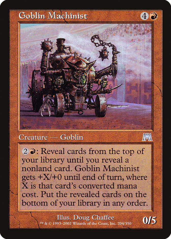 Goblin Machinist [Onslaught] | Card Merchant Takapuna