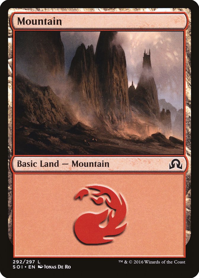 Mountain (292) [Shadows over Innistrad] | Card Merchant Takapuna