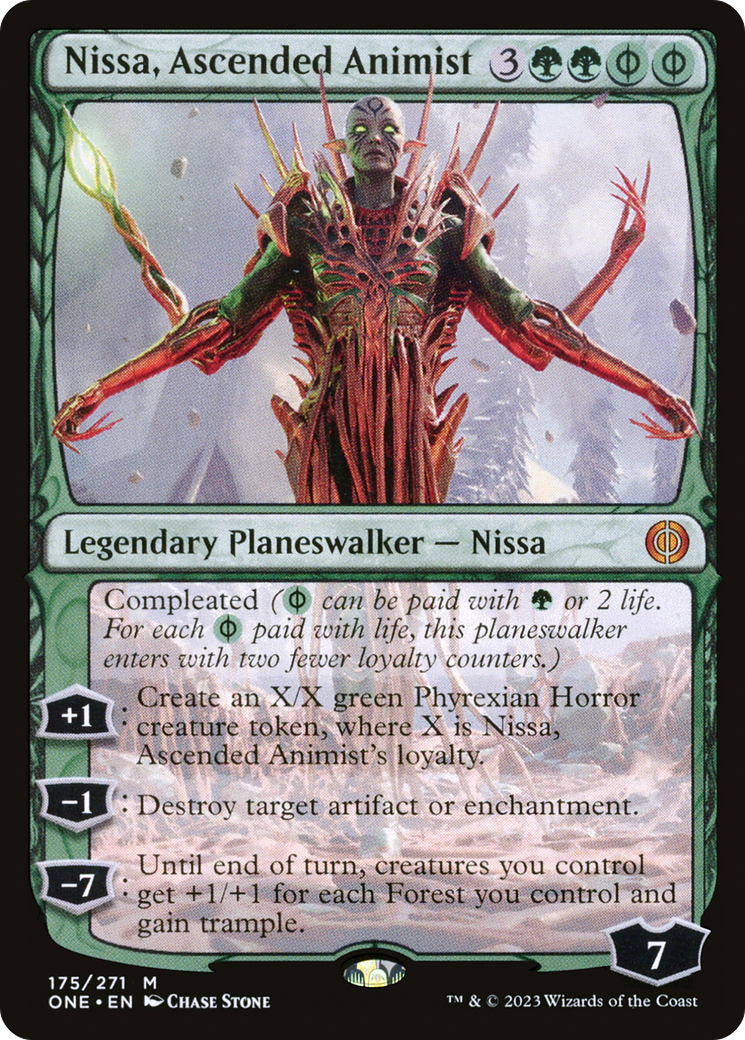 Nissa, Ascended Animist [Phyrexia: All Will Be One] | Card Merchant Takapuna