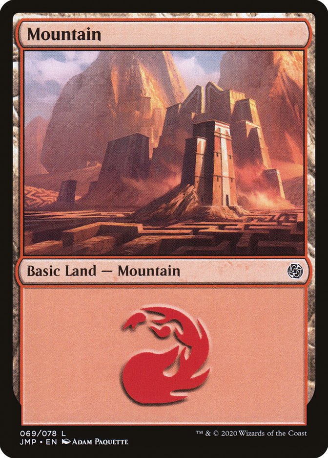 Mountain (69) [Jumpstart] | Card Merchant Takapuna