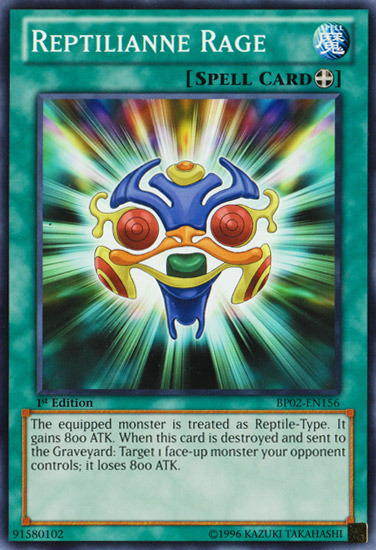 Reptilianne Rage [BP02-EN156] Mosaic Rare | Card Merchant Takapuna