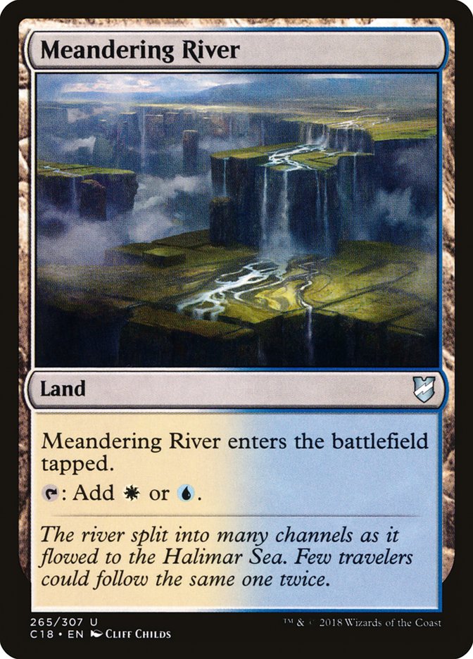 Meandering River [Commander 2018] | Card Merchant Takapuna