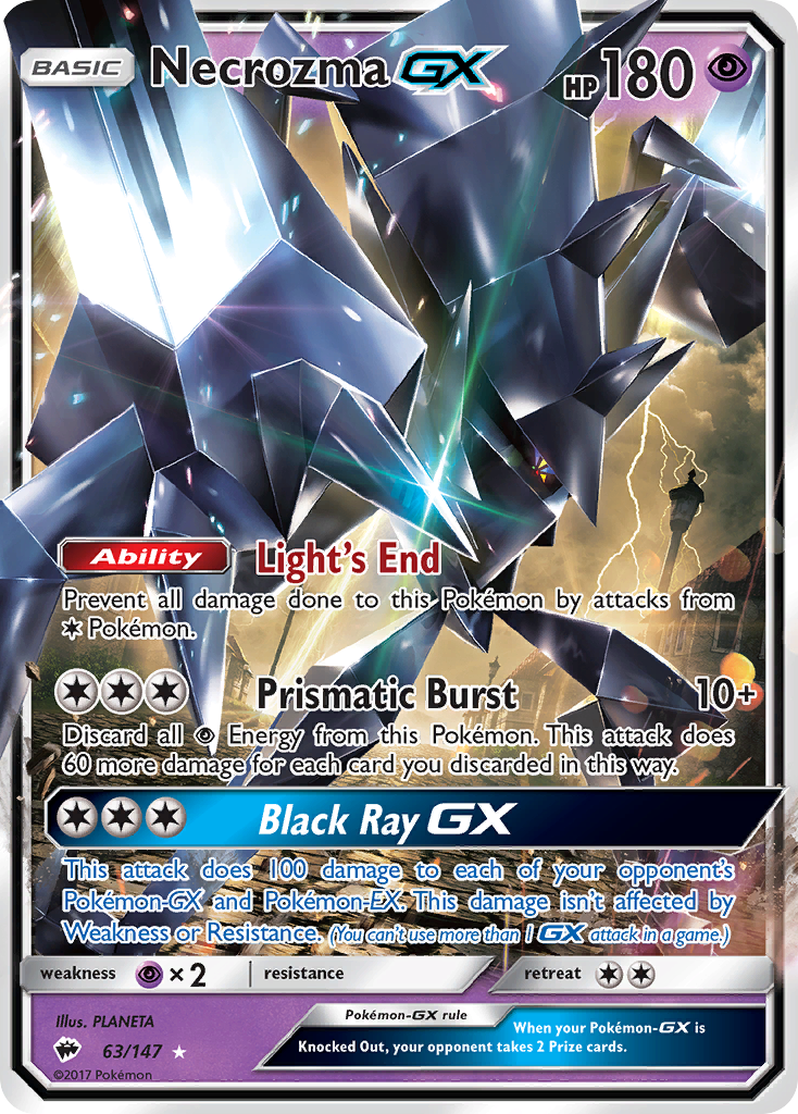 Necrozma GX (63/147) [Sun & Moon: Burning Shadows] | Card Merchant Takapuna