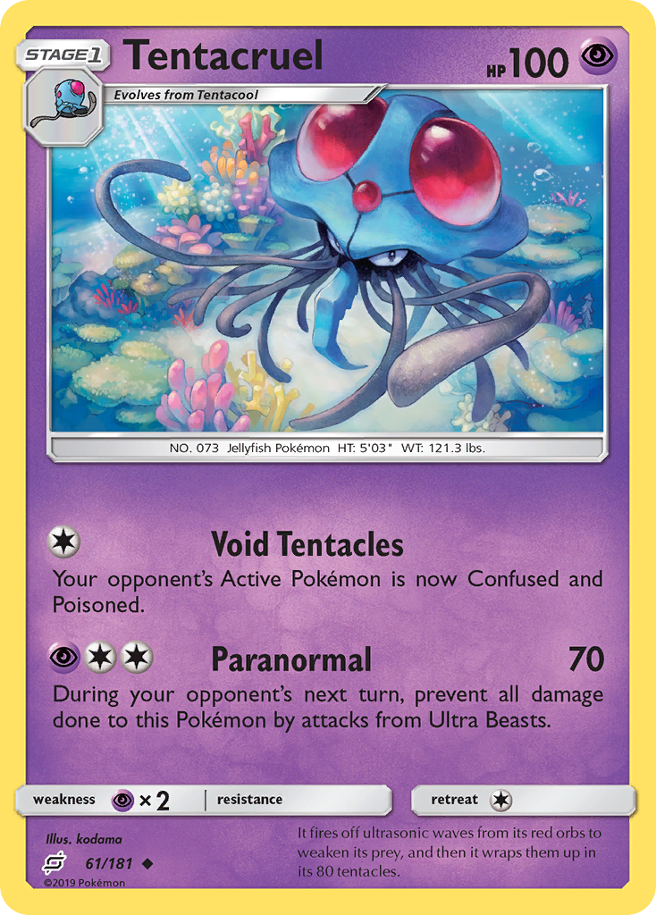 Tentacruel (61/181) [Sun & Moon: Team Up] | Card Merchant Takapuna