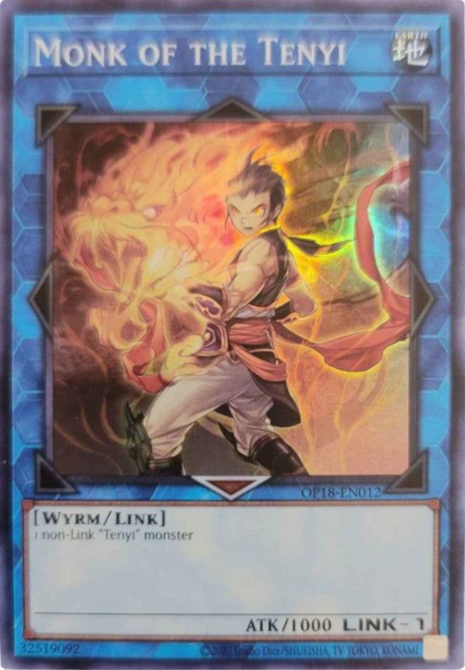 Monk of the Tenyi [OP18-EN012] Super Rare | Card Merchant Takapuna