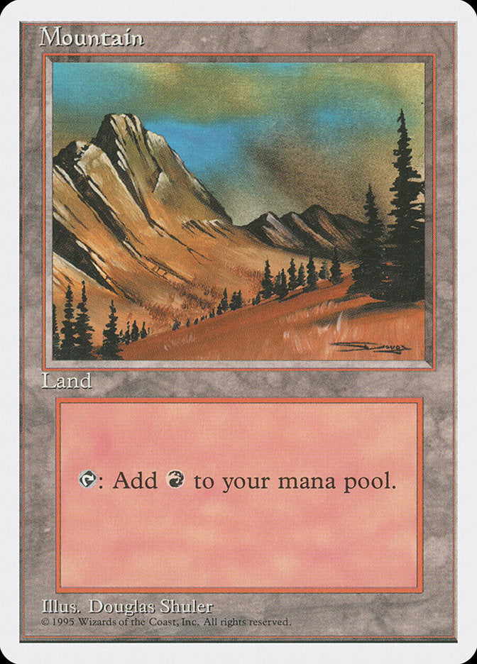 Mountain (No Snow) [Fourth Edition] | Card Merchant Takapuna