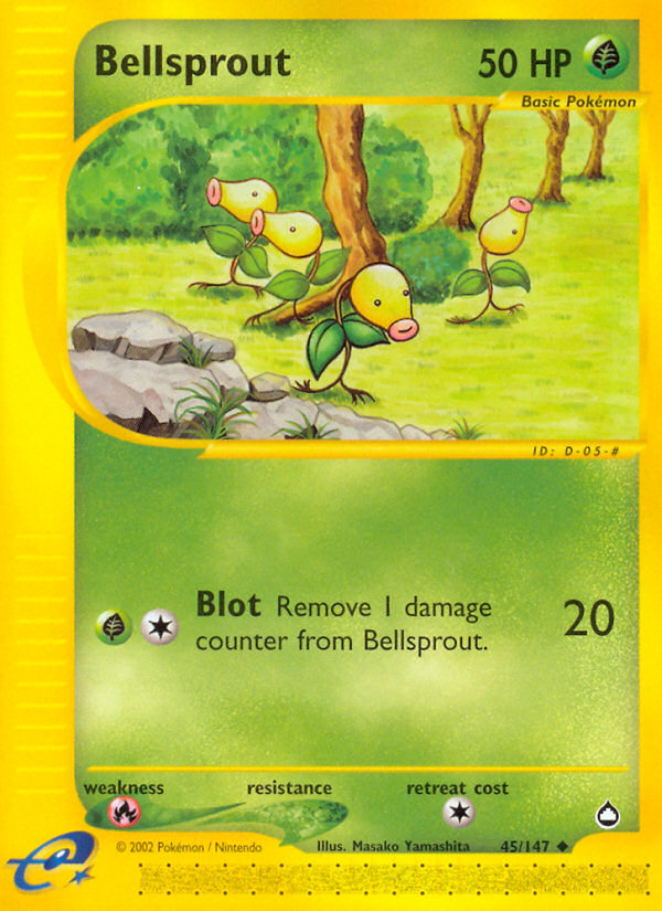 Bellsprout (45/147) [Aquapolis] | Card Merchant Takapuna