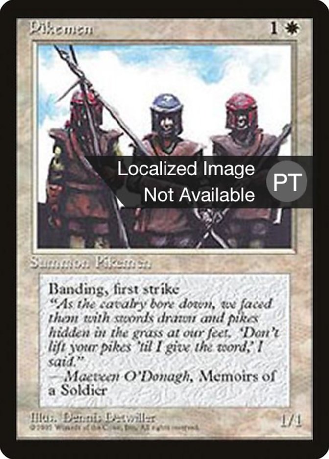 Pikemen [Fourth Edition (Foreign Black Border)] | Card Merchant Takapuna