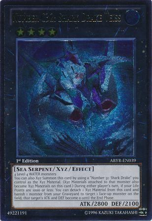 Number C32: Shark Drake Veiss (UTR) [ABYR-EN039] Ultimate Rare | Card Merchant Takapuna