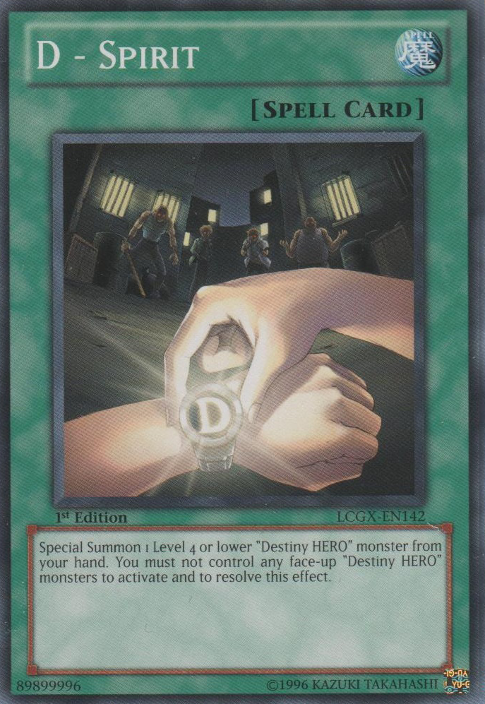 D - Spirit [LCGX-EN142] Common | Card Merchant Takapuna