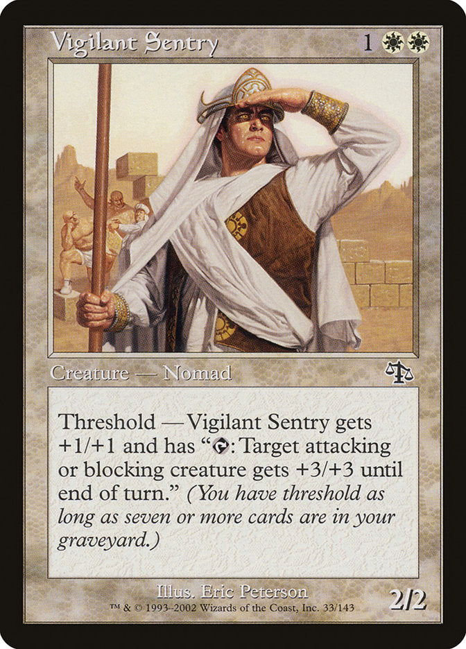 Vigilant Sentry [Judgment] | Card Merchant Takapuna