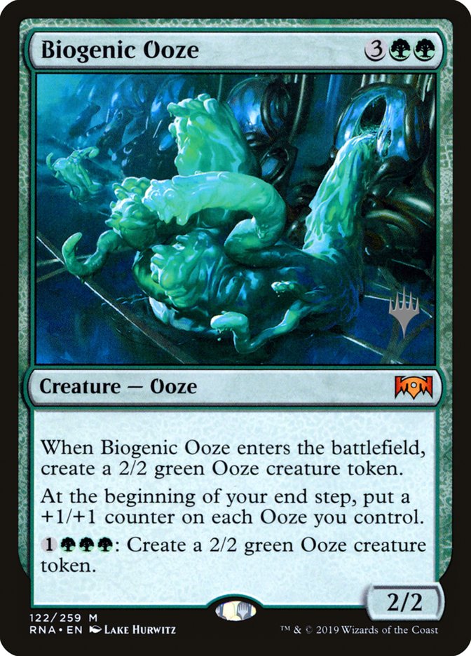 Biogenic Ooze (Promo Pack) [Ravnica Allegiance Promos] | Card Merchant Takapuna