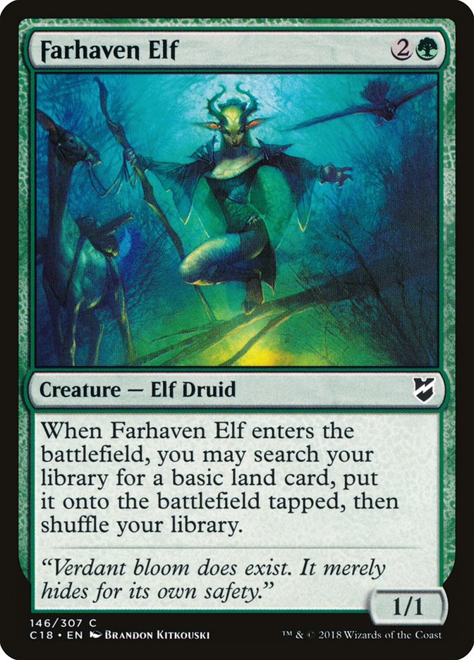 Farhaven Elf [Commander 2018] | Card Merchant Takapuna