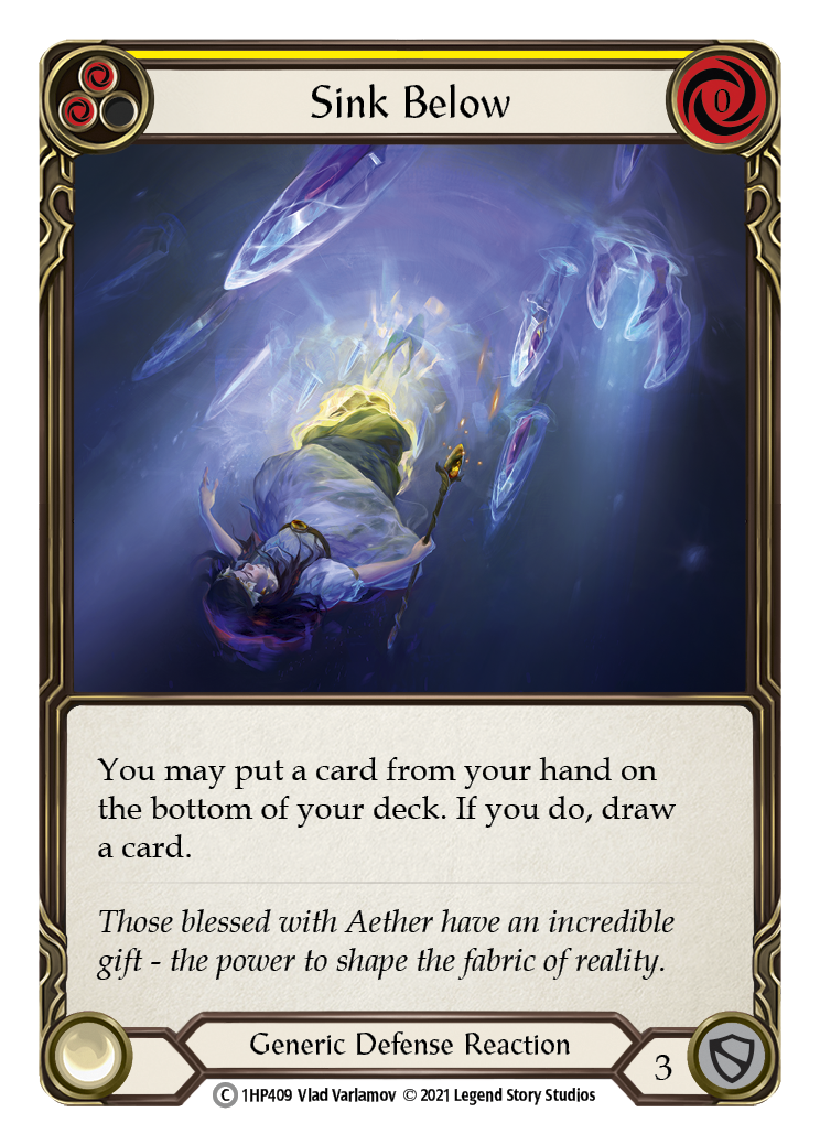 Sink Below (Yellow) [1HP409] (History Pack 1) | Card Merchant Takapuna