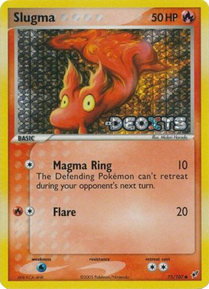 Slugma (75/107) (Stamped) [EX: Deoxys] | Card Merchant Takapuna