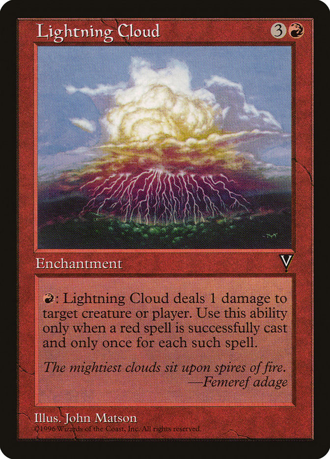 Lightning Cloud [Visions] | Card Merchant Takapuna