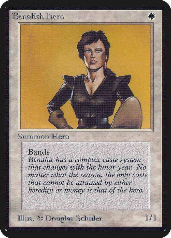 Benalish Hero [Alpha Edition] | Card Merchant Takapuna