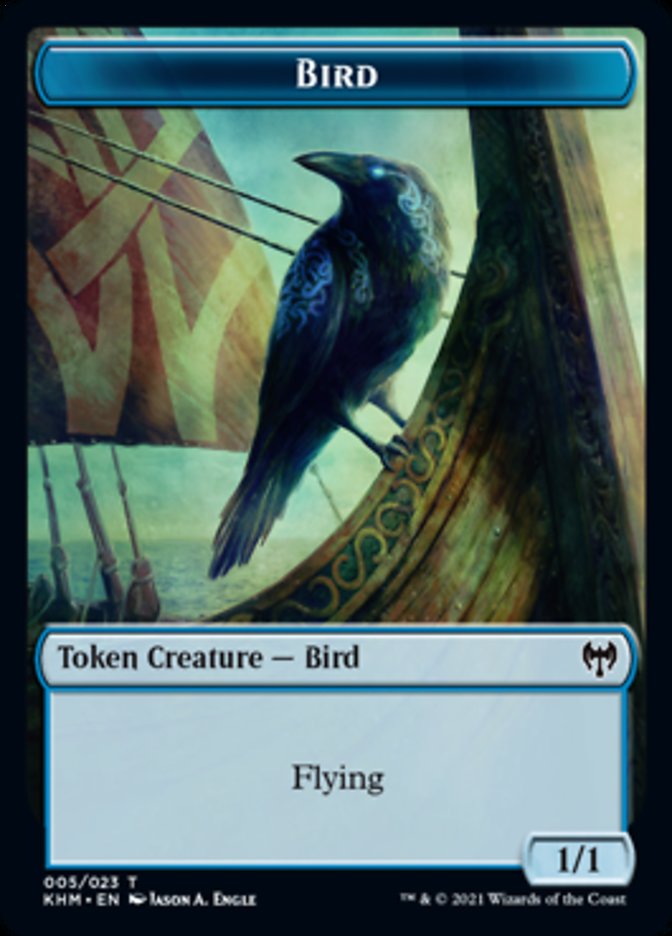 Bird Token [Kaldheim Tokens] | Card Merchant Takapuna