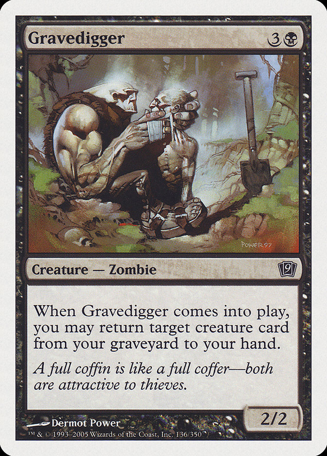 Gravedigger [Ninth Edition] | Card Merchant Takapuna