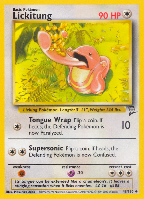 Lickitung (48/130) [Base Set 2] | Card Merchant Takapuna