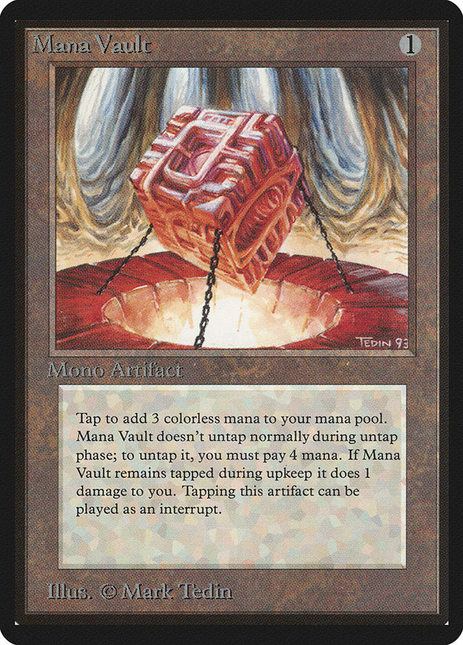 Mana Vault [Beta Edition] | Card Merchant Takapuna