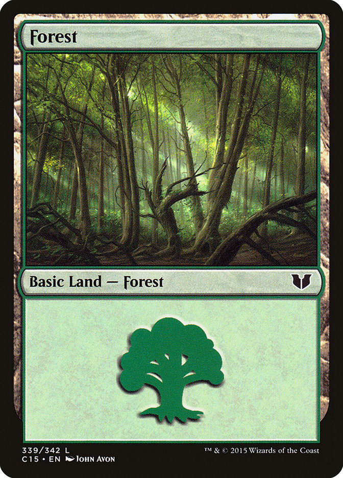 Forest (339) [Commander 2015] | Card Merchant Takapuna