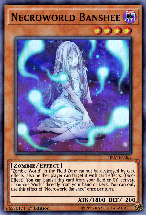 Necroworld Banshee [SR07-EN002] Super Rare | Card Merchant Takapuna