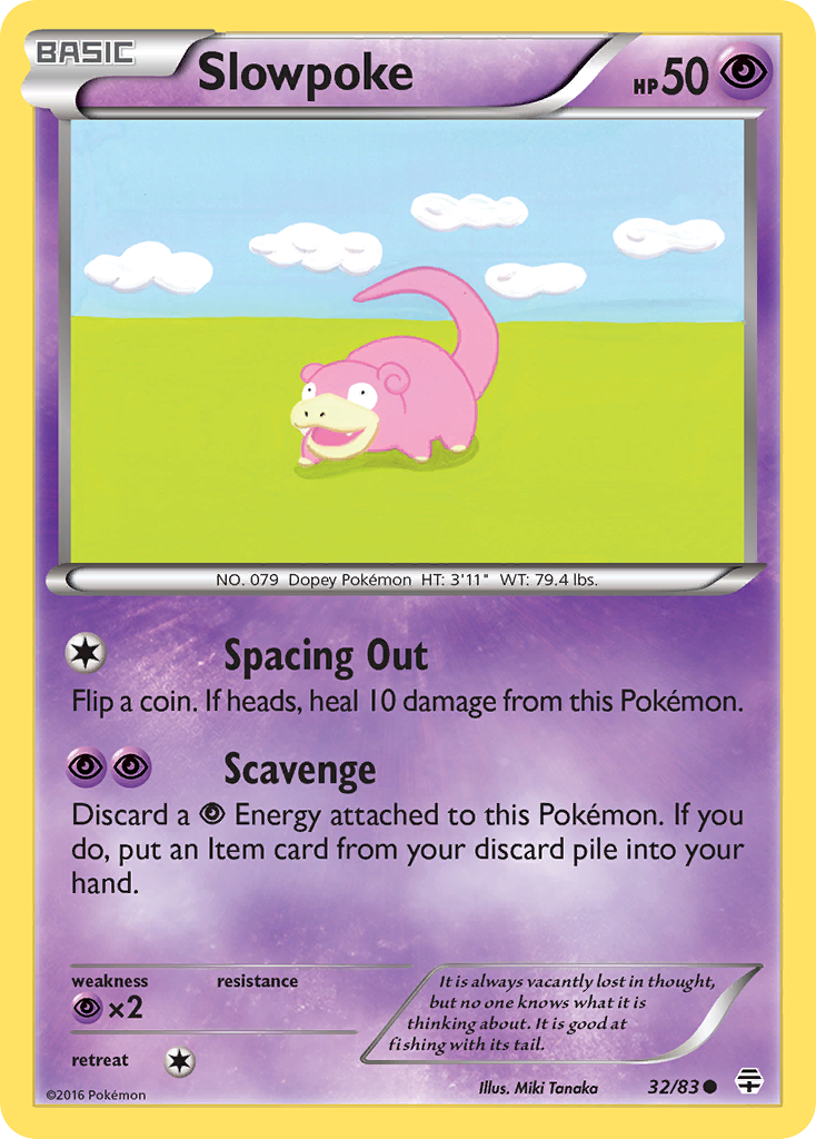 Slowpoke (32/83) [XY: Generations] | Card Merchant Takapuna