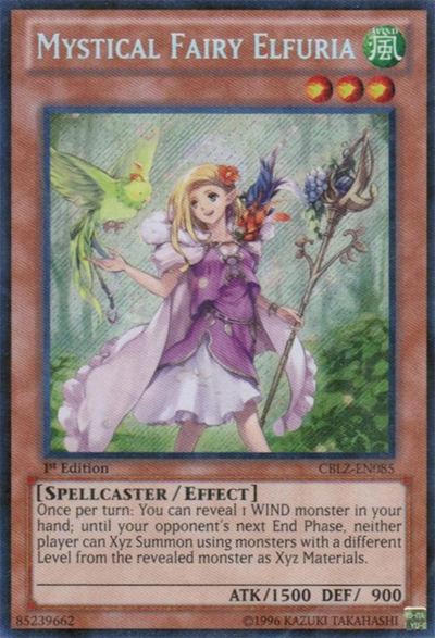 Mystical Fairy Elfuria [CBLZ-EN085] Secret Rare | Card Merchant Takapuna