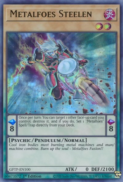 Metalfoes Steelen [GFTP-EN100] Ultra Rare | Card Merchant Takapuna