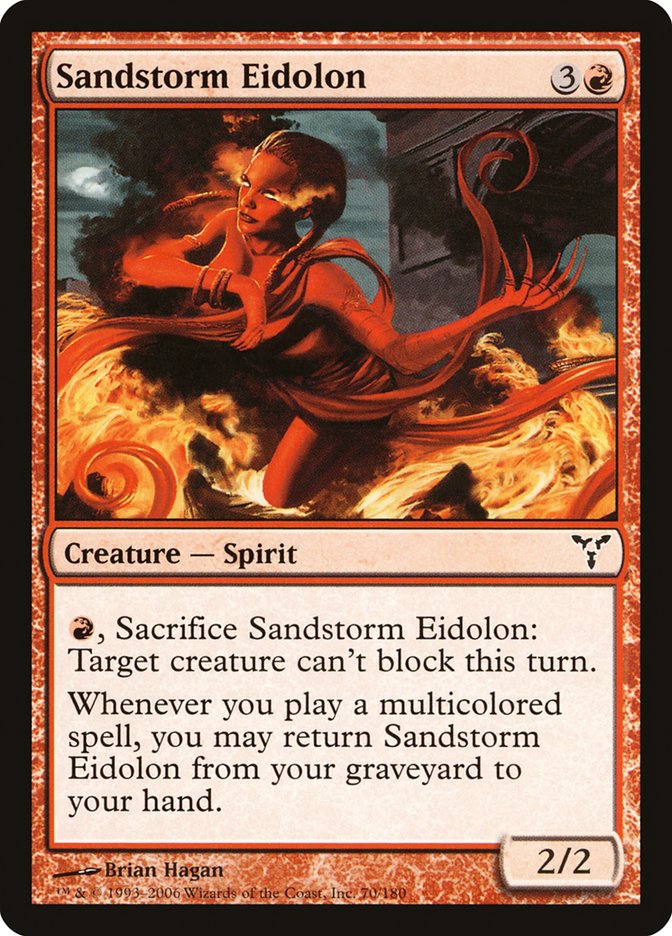 Sandstorm Eidolon [Dissension] | Card Merchant Takapuna