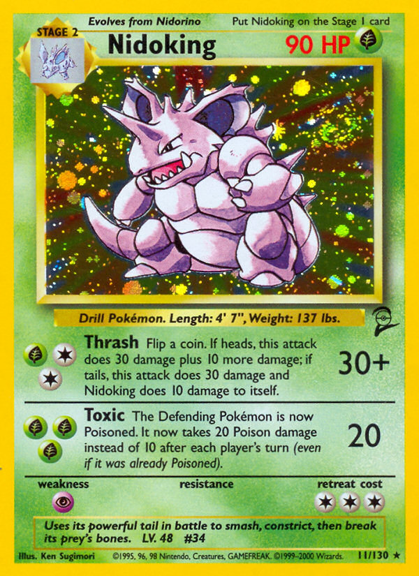 Nidoking (11/130) [Base Set 2] | Card Merchant Takapuna