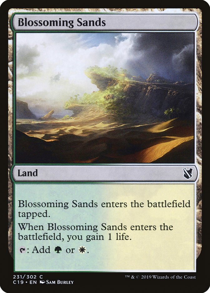 Blossoming Sands [Commander 2019] | Card Merchant Takapuna