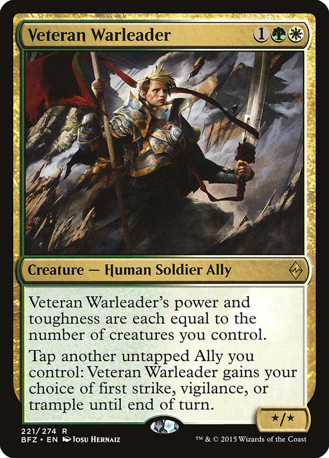 Veteran Warleader [Battle for Zendikar] | Card Merchant Takapuna