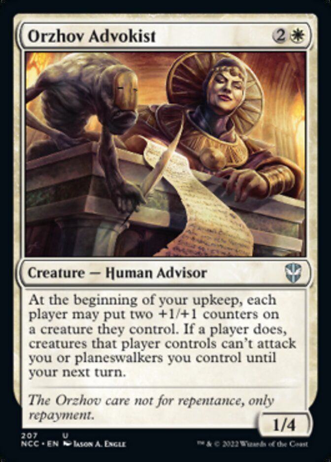 Orzhov Advokist [Streets of New Capenna Commander] | Card Merchant Takapuna