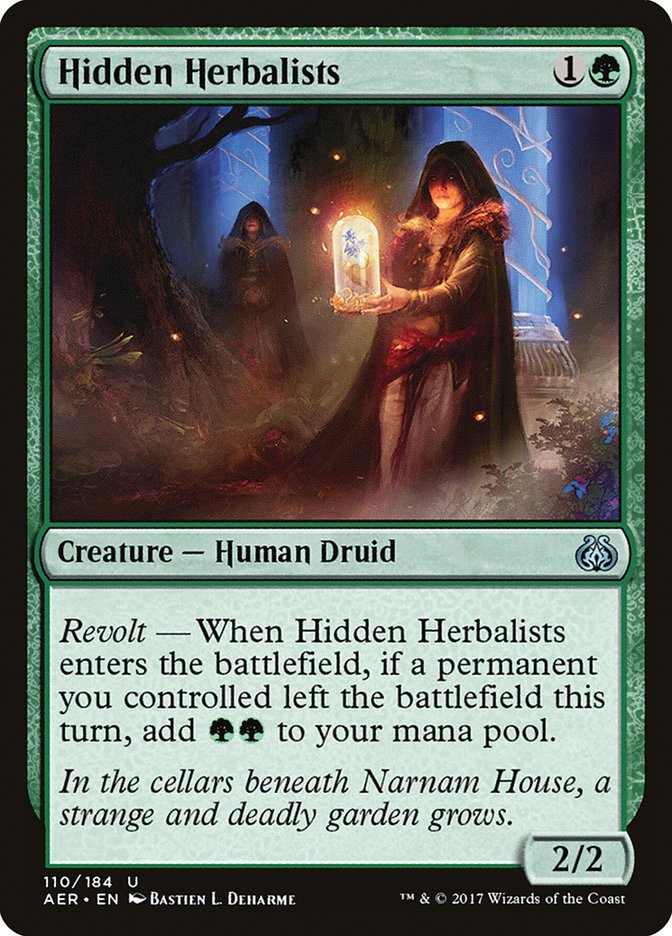 Hidden Herbalists [Aether Revolt] | Card Merchant Takapuna