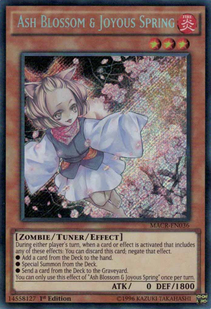 Ash Blossom & Joyous Spring [MACR-EN036] Secret Rare | Card Merchant Takapuna