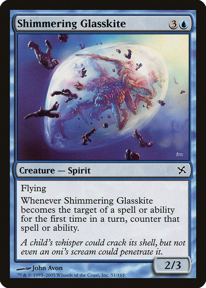 Shimmering Glasskite [Betrayers of Kamigawa] | Card Merchant Takapuna