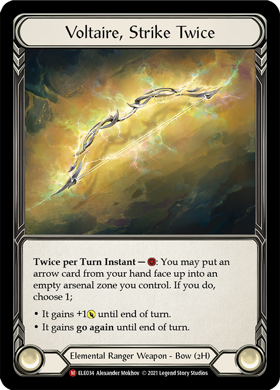 Voltaire, Strike Twice [ELE034] (Tales of Aria)  1st Edition Normal | Card Merchant Takapuna