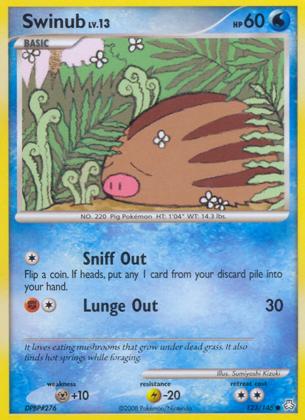 Swinub (123/146) [Diamond & Pearl: Legends Awakened] | Card Merchant Takapuna