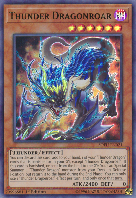 Thunder Dragonroar [SOFU-EN021] Ultra Rare | Card Merchant Takapuna