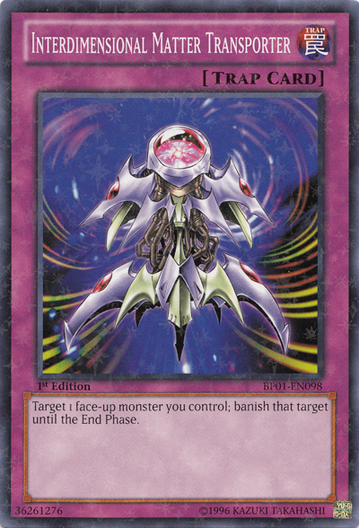 Interdimensional Matter Transporter [BP01-EN098] Starfoil Rare | Card Merchant Takapuna