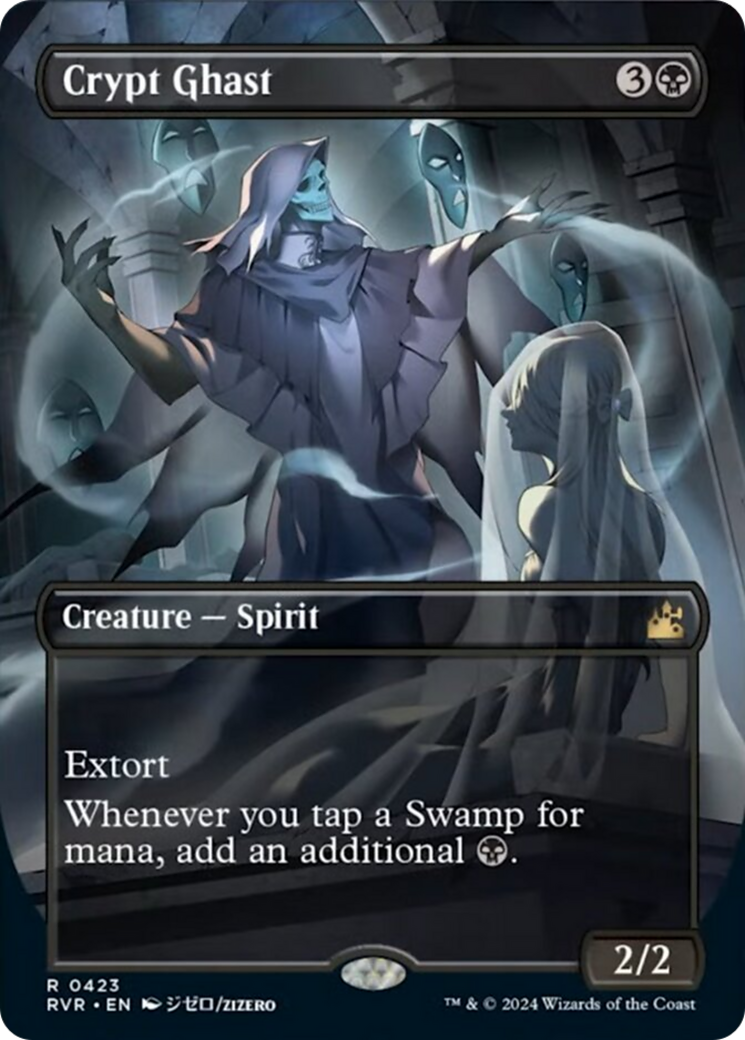 Crypt Ghast (Anime Borderless) [Ravnica Remastered] | Card Merchant Takapuna