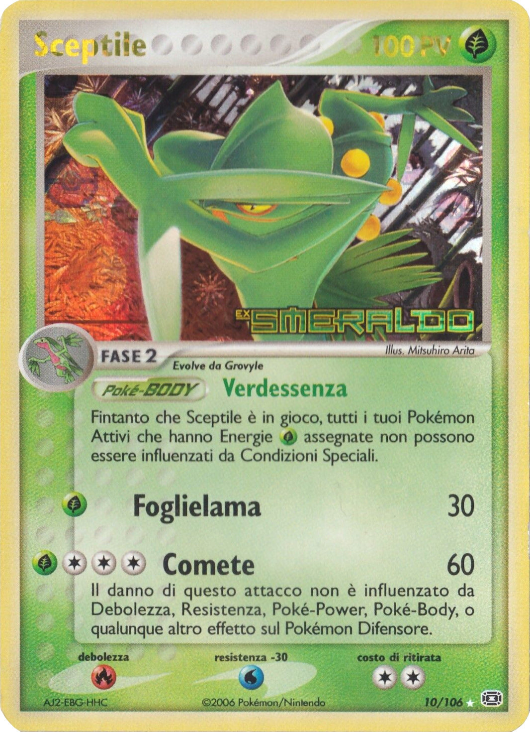 Sceptile (10/106) (Stamped) [EX: Emerald] | Card Merchant Takapuna