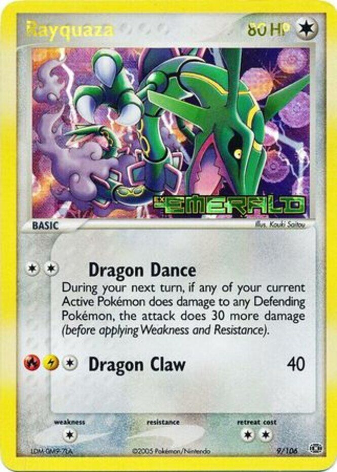 Rayquaza (9/106) (Stamped) [EX: Emerald] | Card Merchant Takapuna