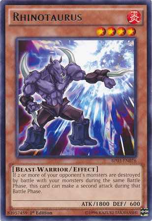 Rhinotaurus [BP03-EN076] Rare | Card Merchant Takapuna